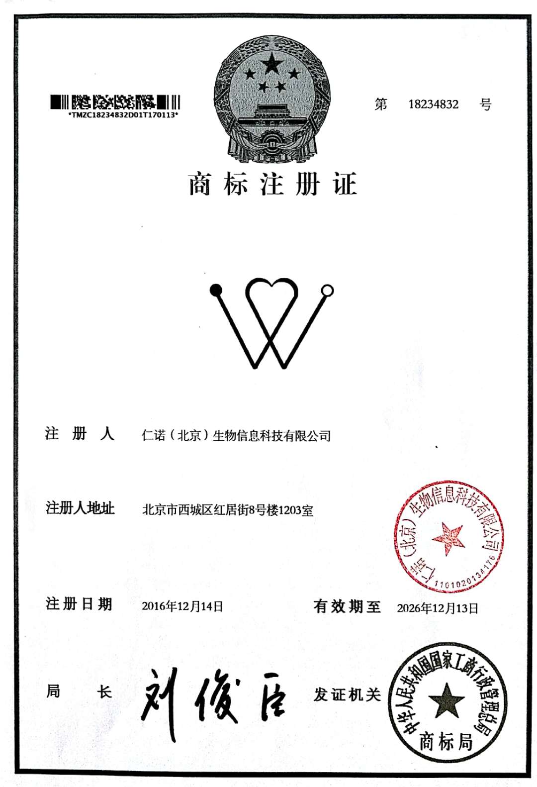 商品注册证 - 1